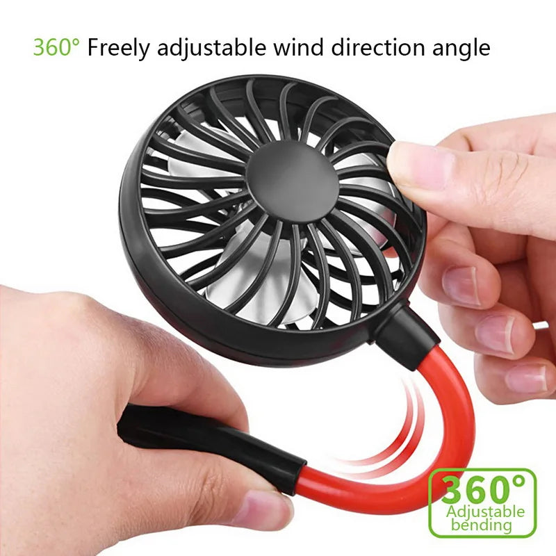 EXIVO™ BreezeGo | Portable Hands-Free Neck Fan
