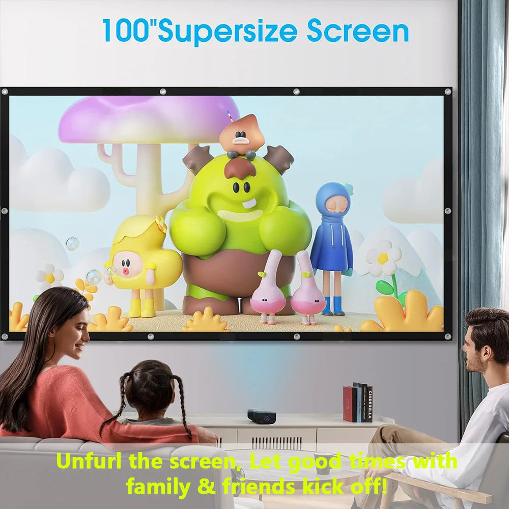 EXIVO™ ViewMax | Portable Anti-Crease Projector Screen