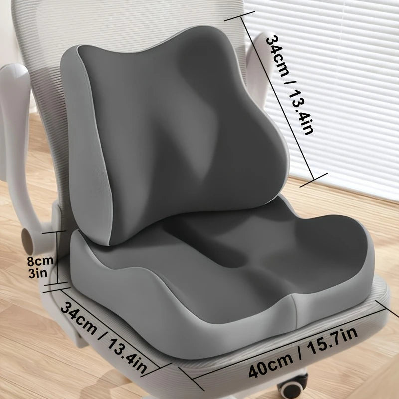EXIVO™ CloudSeat | Ergonomic Memory Foam Stadium Cushion 2pcs/set
