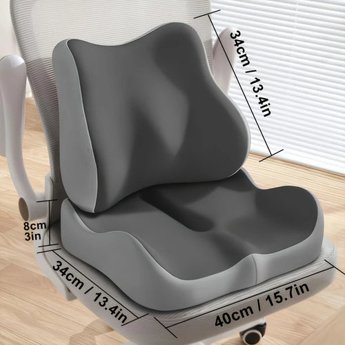 EXIVO™ CloudSeat | Ergonomic Memory Foam Stadium Cushion 2pcs/set