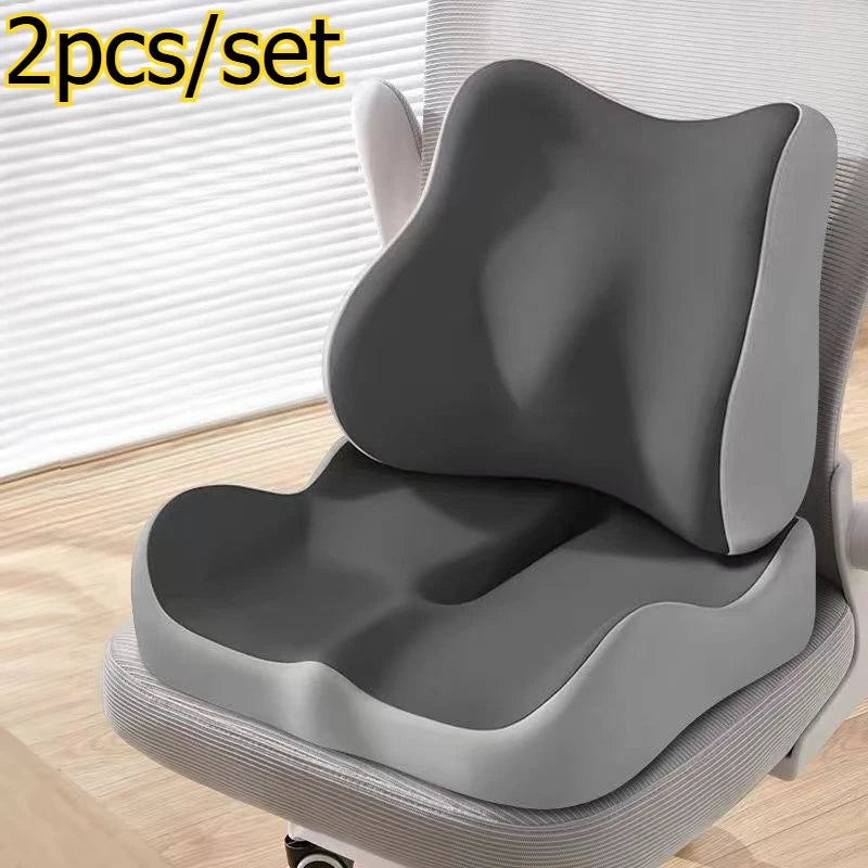 EXIVO™ CloudSeat | Ergonomic Memory Foam Stadium Cushion 2pcs/set