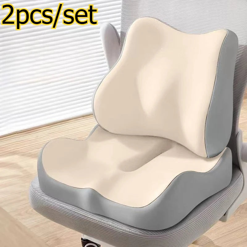 EXIVO™ CloudSeat | Ergonomic Memory Foam Stadium Cushion 2pcs/set