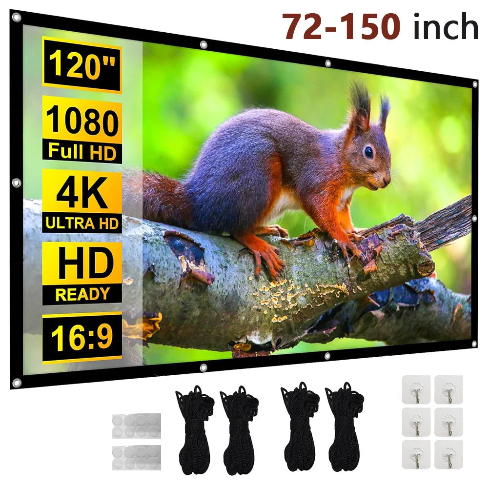 EXIVO™ ViewMax | Portable Anti-Crease Projector Screen