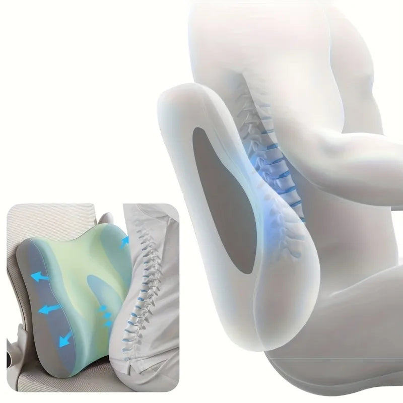 EXIVO™ CloudSeat | Ergonomic Memory Foam Stadium Cushion 2pcs/set