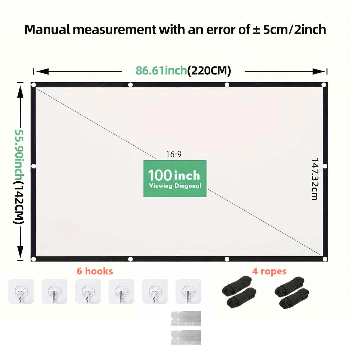 EXIVO™ ViewMax | Portable Anti-Crease Projector Screen