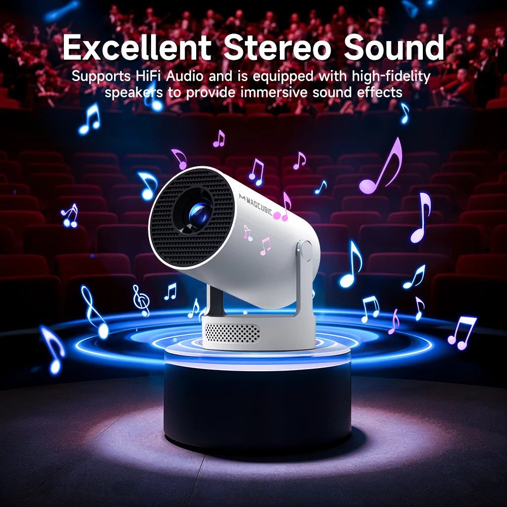 EXIVO™ Cinema-Go | Wireless Android 11 Outdoor Projector
