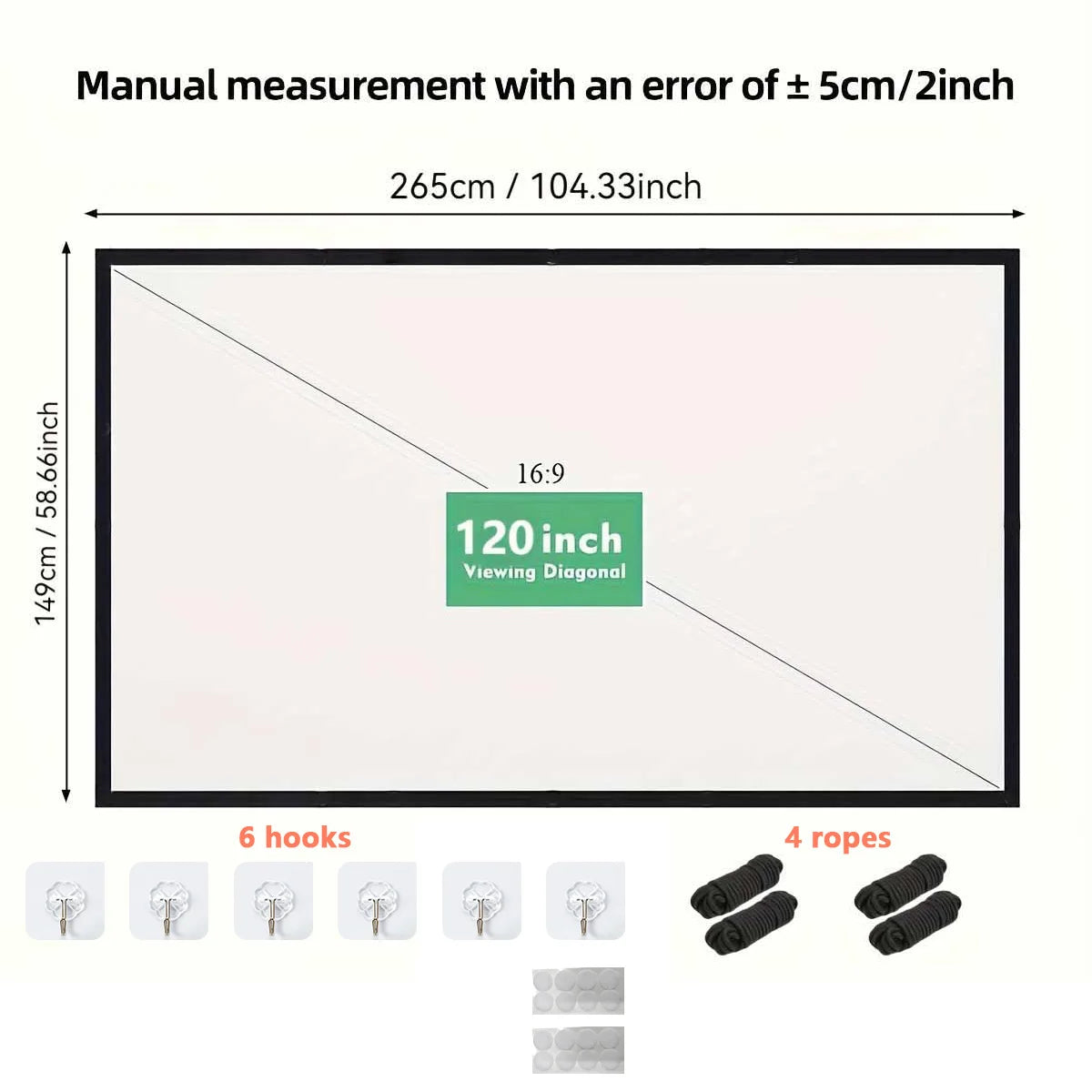 EXIVO™ ViewMax | Portable Anti-Crease Projector Screen