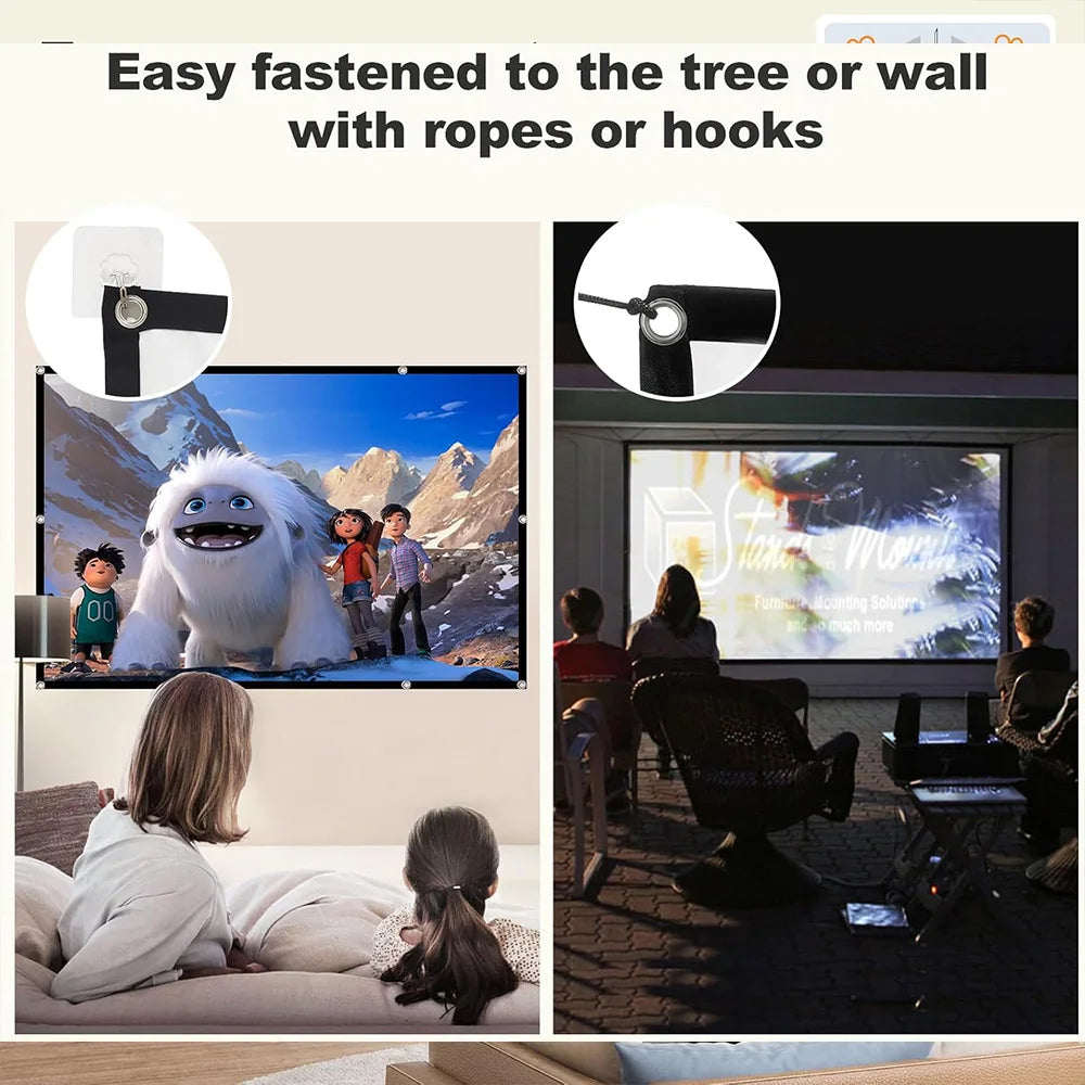 EXIVO™ ViewMax | Portable Anti-Crease Projector Screen